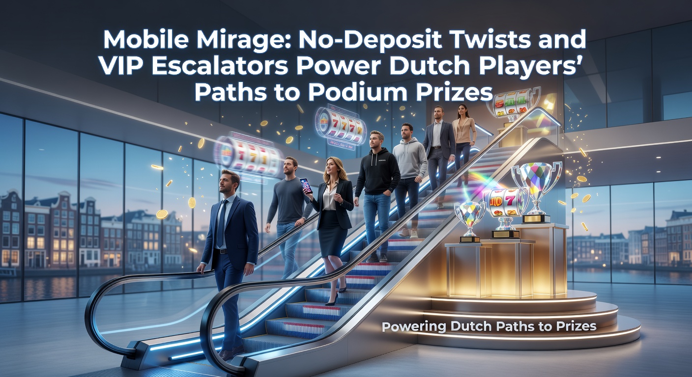 Smartphone met online casino app toont no-deposit free spins en VIP-niveaus voor Nederlandse spelers