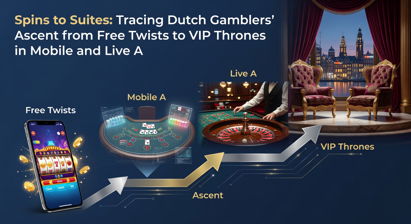 VIP-tafel in een live casino arena met Nederlandse spelers die hoge inzetten plaatsen na opklimmen vanuit gratis spins
